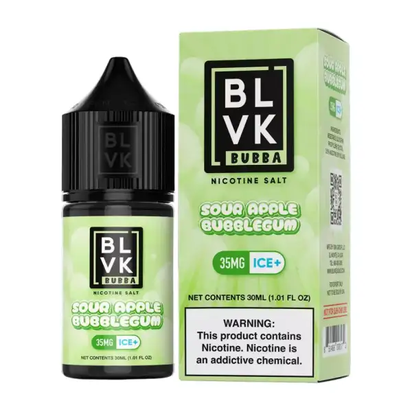 Juice Sour Apple Bubblegum NicSalt - Bubba | BLVK Unicorn