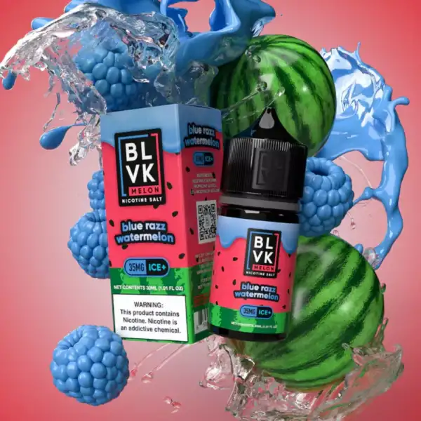 BLVK Unicorn: Juice Blue Razz Watermelon - Melon - nic salt