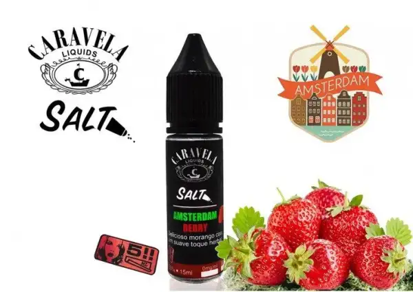 Líquido Amsterdam Berry - NicSalt | Caravela Liquids