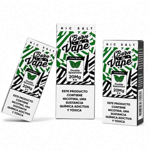 Born to Vape: Juice Double Spearmint - Ice | nic salt