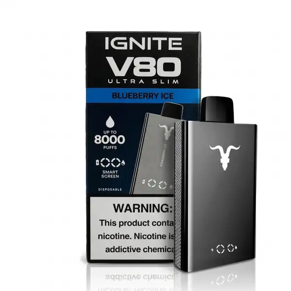 Ignite V80 Ultra Slim 8.000 puffs com a caixa original
