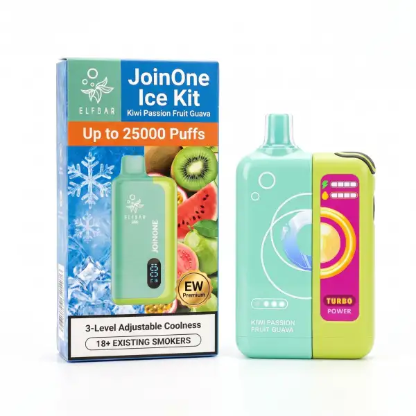 Elf Bar JoinOne Ice Kit 25000 puffs com a caixa original